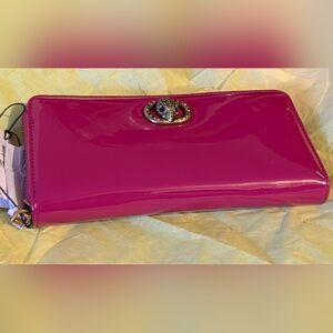 Kurt Geiger Chelsea (Pink/Fuchsia) Patent Leather Clutch (NWT)